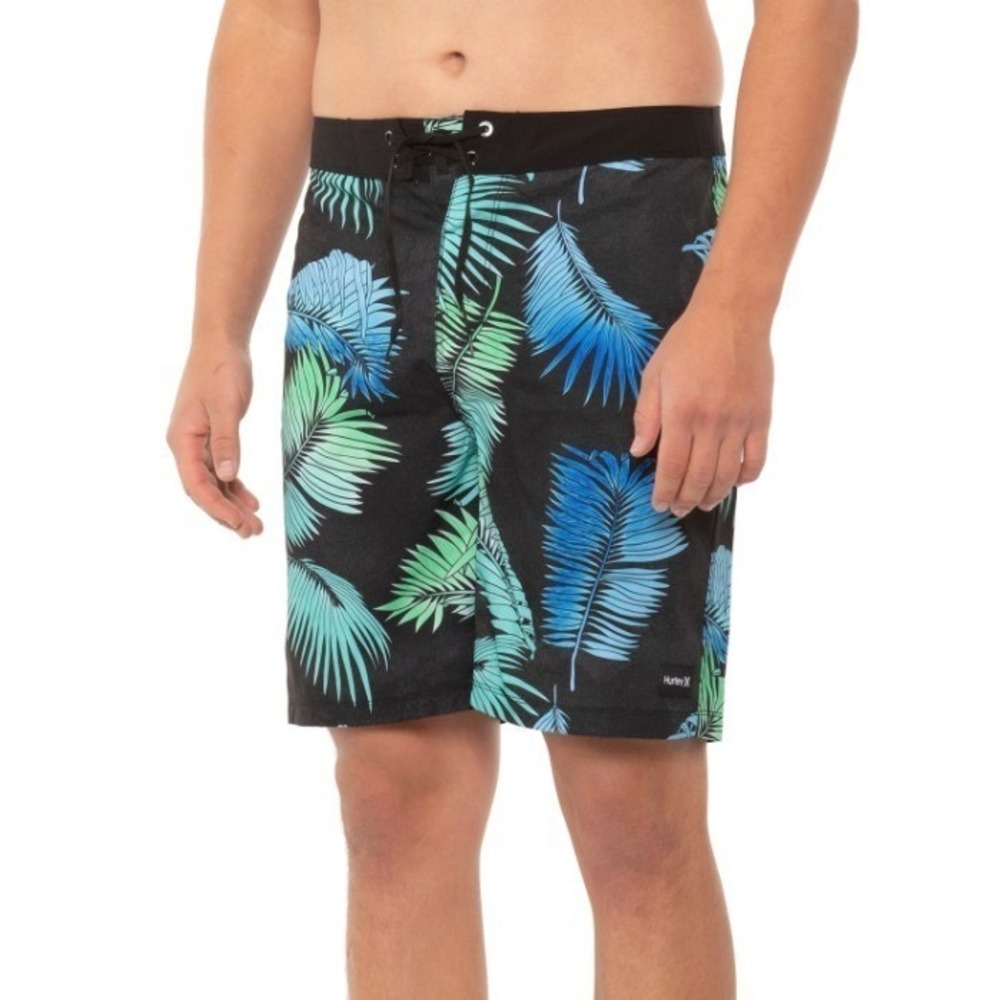 Hurley Board Shorts Mens Size 30 La Palma Tropical Quick Dry Shorts 20" New